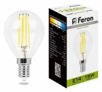 Лампа светодиодная Feron LB-515 E14 15Вт 4000K 38250