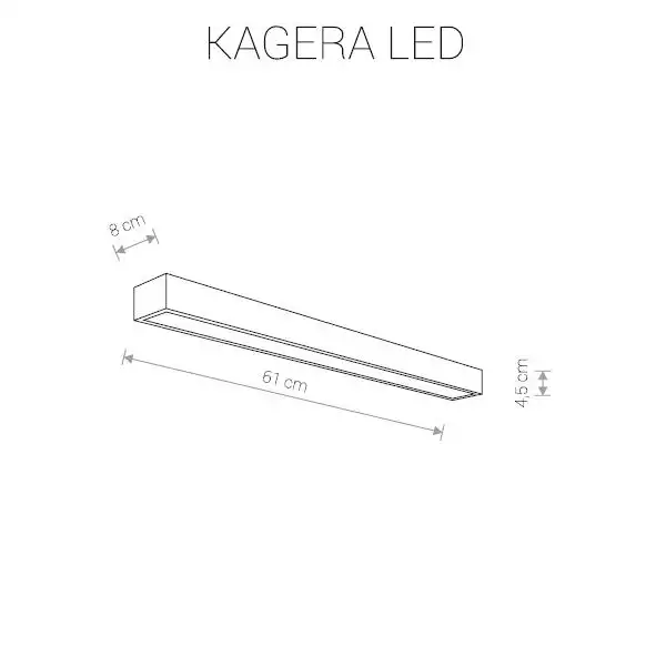 Настенный светодиодный светильник Nowodvorski Kagera Led 9503