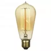 Лампа накаливания E27 60W 2700K прозрачная GF-E-764