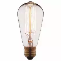 Лампа накаливания E27 60W прозрачная 1008
