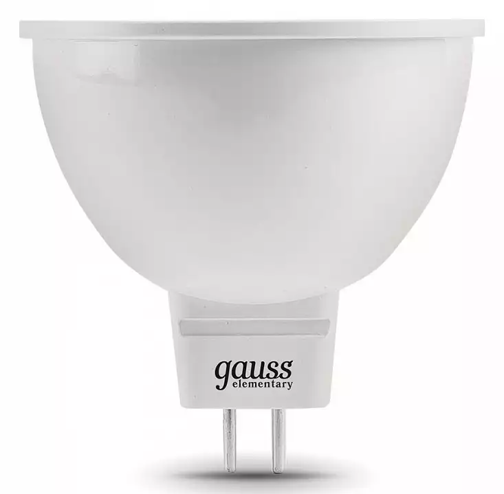 Лампа светодиодная Gauss Софит GU5.3 5.5Вт 3000K 13516