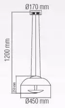Подвесной светильник Horoz Electric Vista HRZ00002218