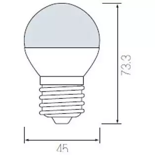 Лампа светодиодная Horoz Electric HL4380L E27 6Вт 3000K HRZ00000039