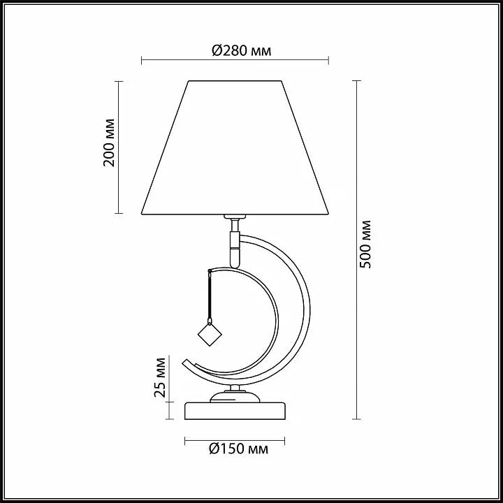 Настольная лампа Lumion декоративная Leah 4469/1T