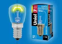 Лампа накаливания Uniel  E14 7Вт K 10804