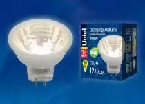 Лампа светодиодная Uniel  GU4 3Вт 3000K UL-00001700