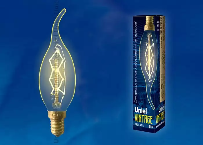 Лампа накаливания Uniel  E27 60Вт K UL-00000483