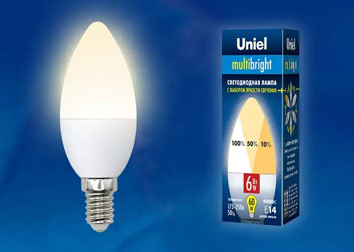 Лампа светодиодная Uniel  E14 6Вт 3000K UL-00002373