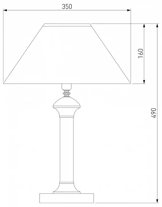 Настольная лампа декоративная Eurosvet Majorka 008/1T RDM (янтарь)