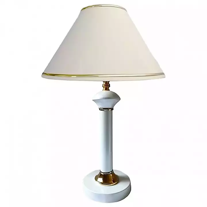 Настольная лампа декоративная Eurosvet Lorenzo 60019/1 глянцевый белый