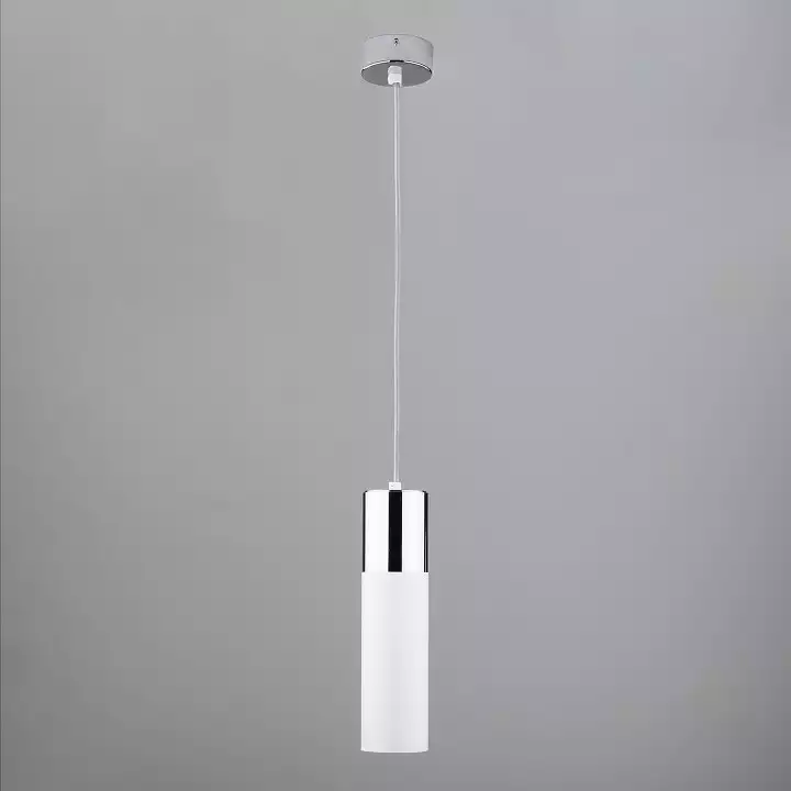 Подвесной светильник Eurosvet Double Topper 50135/1 LED хром/белый 12W