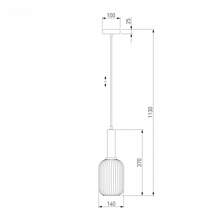Подвесной светильник Eurosvet Bravo 50181/1 дымчатый