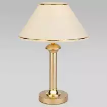 Настольная лампа декоративная Eurosvet Lorenzo 60019/1 перламутровое золото