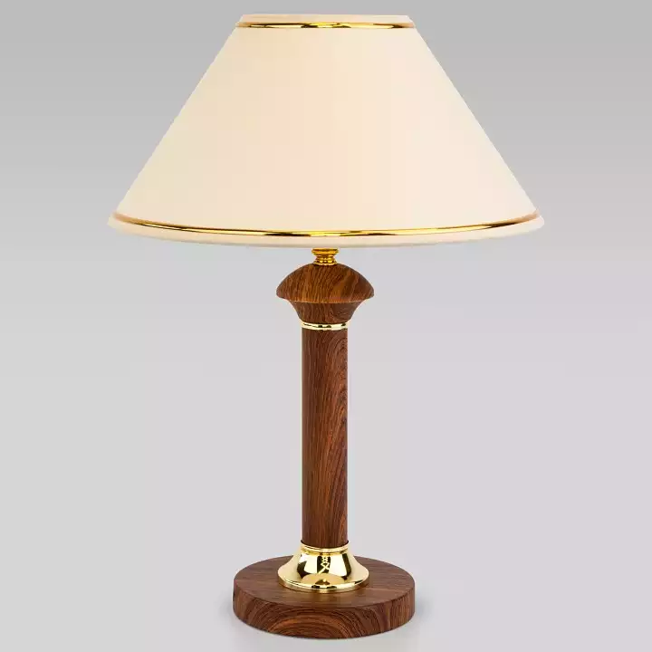 Настольная лампа декоративная Eurosvet Lorenzo 60019/1 орех
