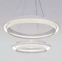 Подвесной светильник Eurosvet Imperio 90241/2 белый/ серебро Smart