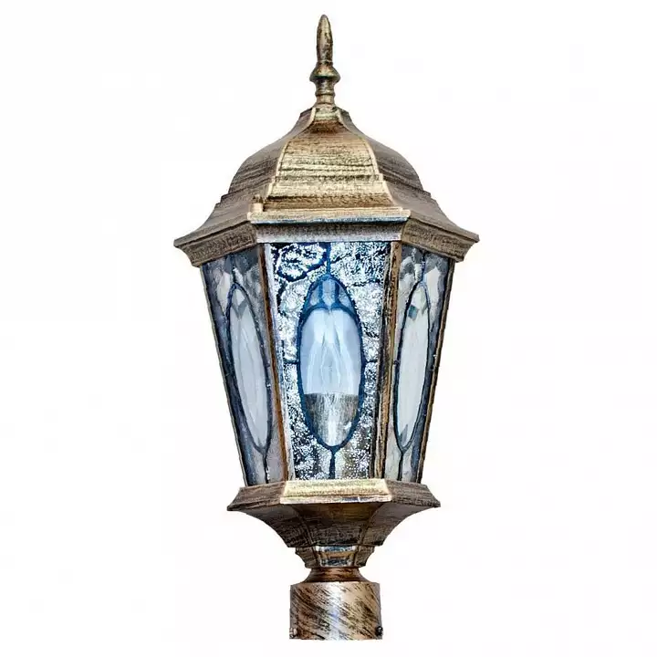 Наземный низкий светильник Feron Витраж с овалом 11329