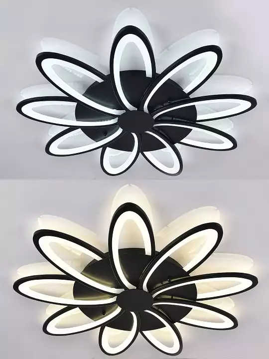 Потолочная люстра Natali Kovaltseva High-Tech Led Lamps HIGH-TECH LED LAMPS 82009 BLACK