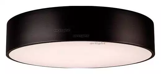 Накладной светильник Arlight SP-TOR-PILL-R400-25W Day4000 (BK, 120 deg) 022996(1)