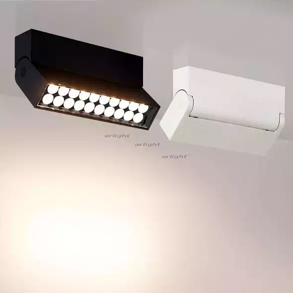 Накладной светильник Arlight SP-LOFT-SURFACE-S170-10W White6000 (BK, 24 deg) 026211