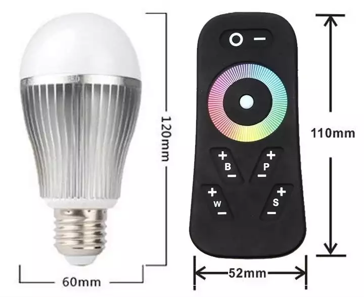 Лампа светодиодная Deko-Light RF RGBW E27 8Вт 3000K 180136 фото