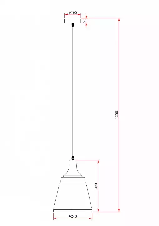 Подвесной светильник Escada Aries 1100/1S
