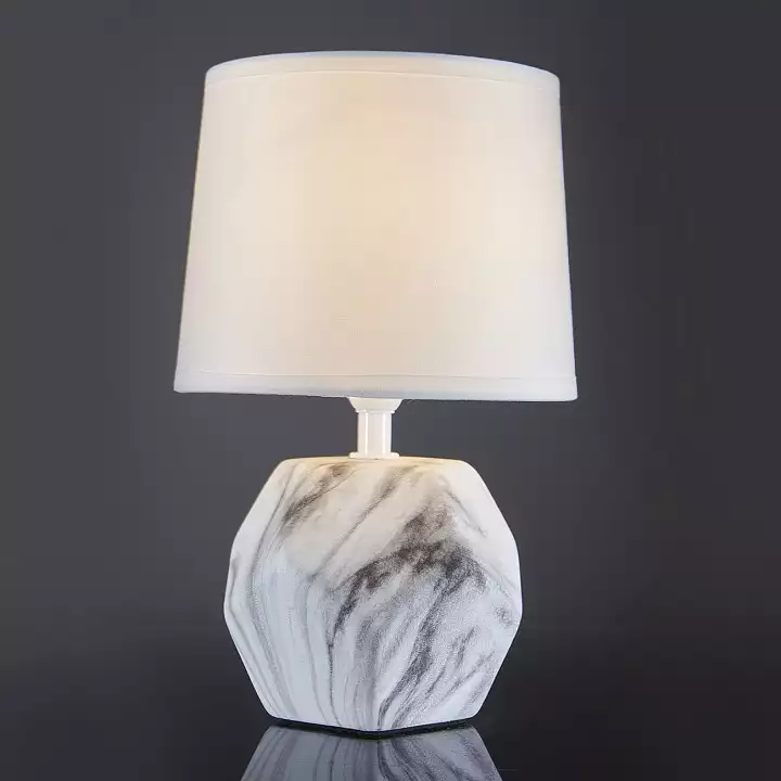 Настольная лампа декоративная Escada Marble 10163/T White