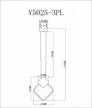 Подвесной светильник Moderli Store V5025-3PL