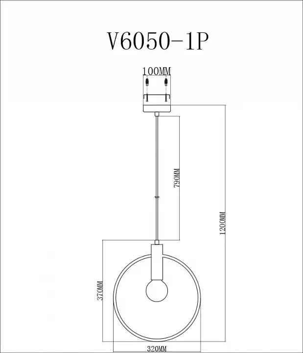 Подвесной светильник Moderli Sachara V6050-1P