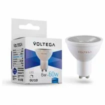 Лампа светодиодная Voltega Simple GU10 6Вт 4000K 7109