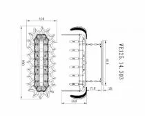 Подвесная люстра Wertmark Alexia WE125.14.303