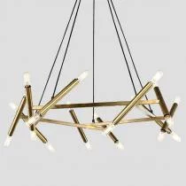 Подвесная люстра Imperiumloft Jonathan Browning Le Pentagone Chandelier 20 Light 40.2364