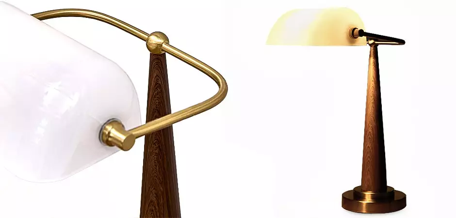 Настольная лампа офисная Imperiumloft Ziani Table Lamp 43.537-2