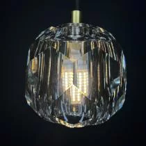 Подвесной светильник Imperiumloft Rh Boule De Cristal Single Rod Pendant Brass 40.1543