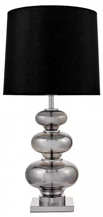 Настольная лампа декоративная LUMINA DECO Briston LDT 303 CHR+BK