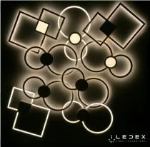 Накладной светильник iLedex Galaxy X046424 24W 3000K BK