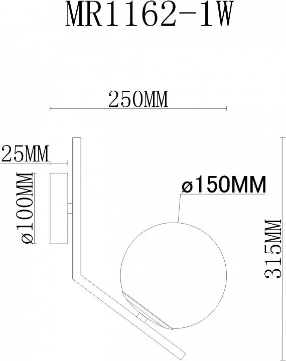 Бра MyFar Pierre MR1162-1W