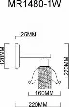 Бра MyFar Lisa MR1480-1W