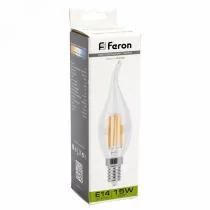Лампа светодиодная Feron LB-718 E14 15Вт 4000K 38263