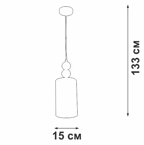 Подвесной светильник Vitaluce V2892 V2892-0/1S