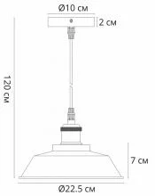 Подвесной светильник Arte Lamp Cappello A7038SP-1BK