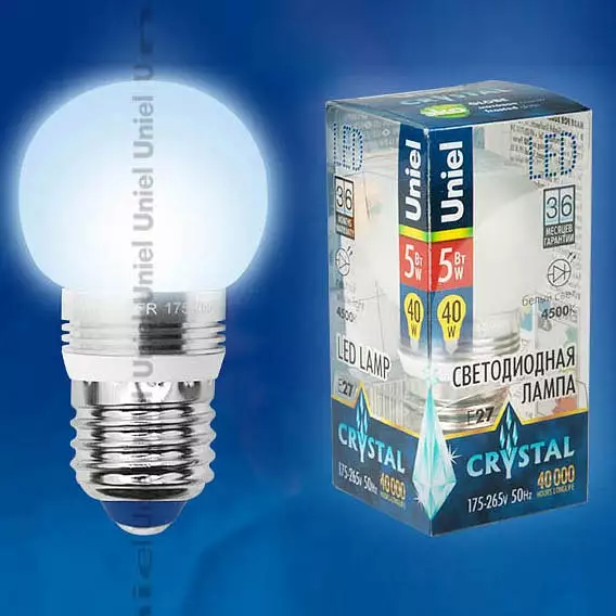 Лампа светодиодная Uniel ALC02SL E27 5Вт 4500K 08014