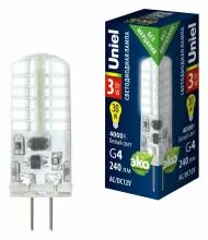 Лампа светодиодная Uniel SIZ05TR G4 3Вт 4000K UL-00010367