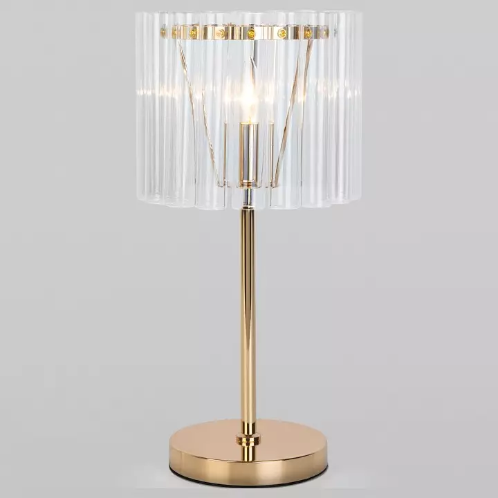 Настольная лампа декоративная Bogates Flamel 01116/1 золото фото