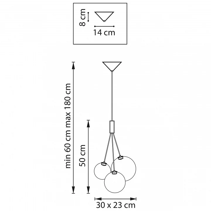 Подвесная люстра Lightstar Sferetta 801039