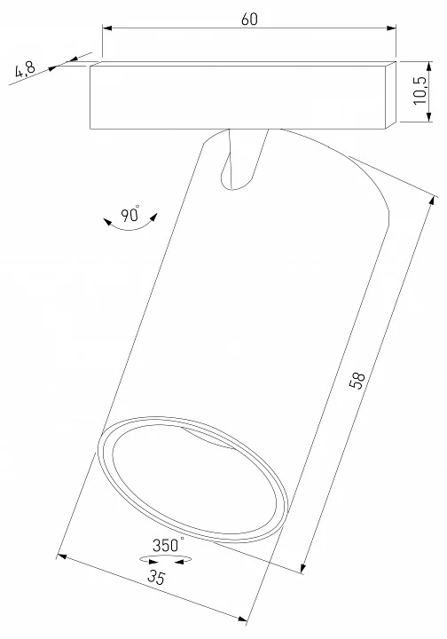 Светильник на штанге Elektrostandard Mini Magnetic a067273