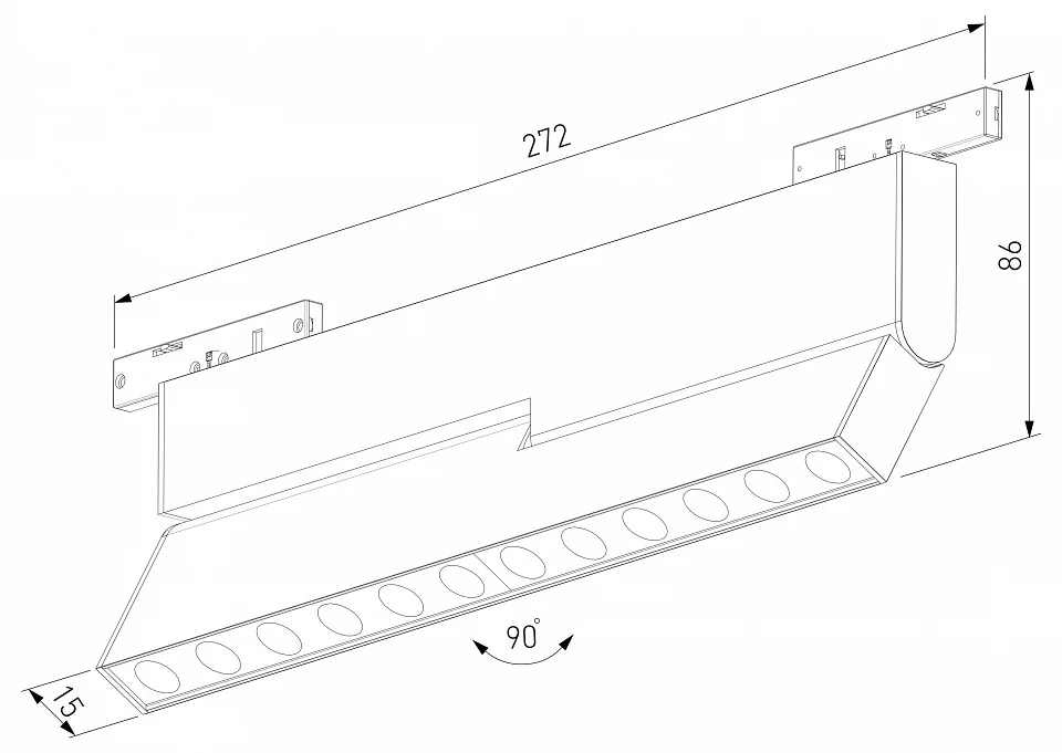 Накладной светильник Elektrostandard Mini Magnetic a067280