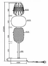 Настольная лампа декоративная Maytoni Pattern MOD267TL-L28CH3K