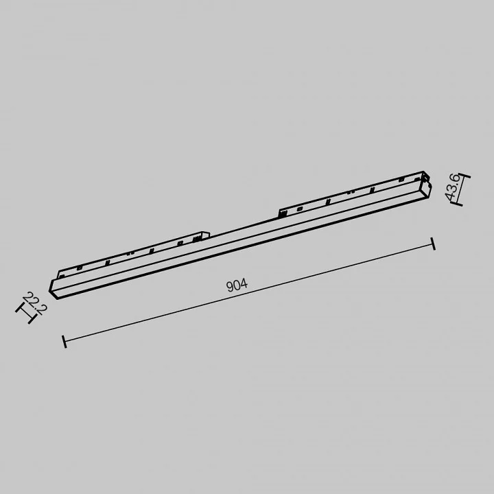 Встраиваемый светильник Maytoni Basis TR030-2-30W2.7K-B