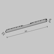 Встраиваемый светильник Maytoni Basis TR030-2-30W2.7K-B