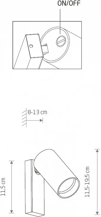 Бра Nowodvorski Mono 7840